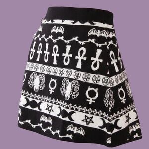 The grave girls Dolls Kill sweater skirt